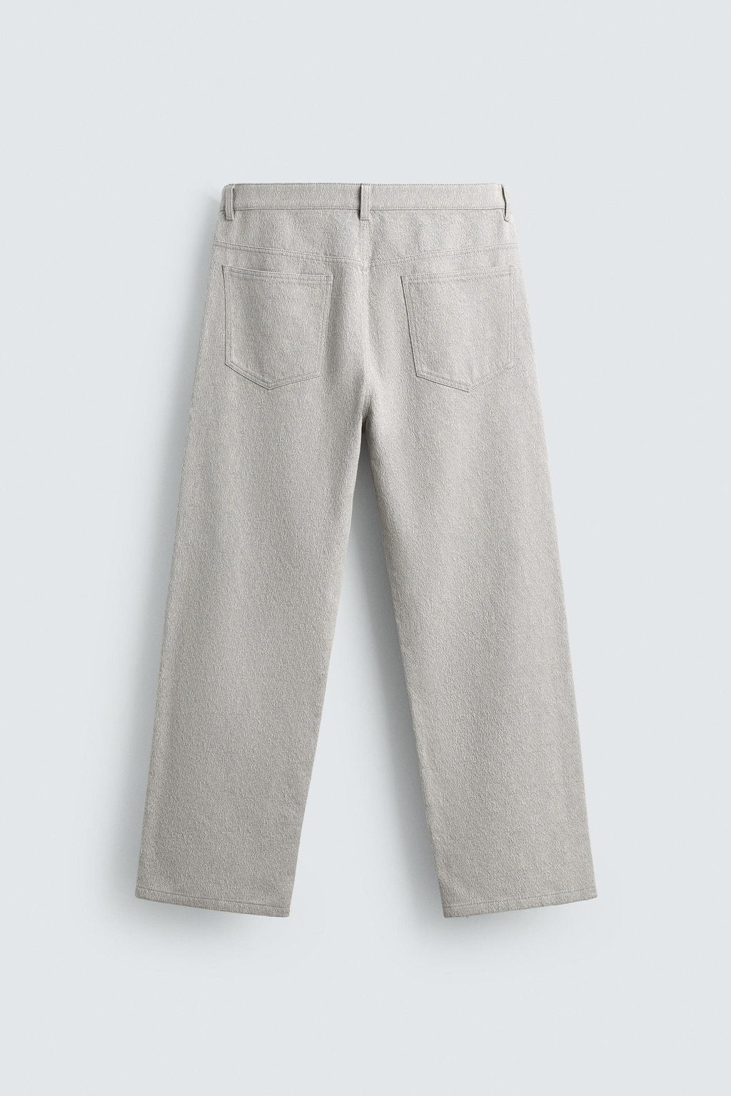 PANTAL?N STRAIGHT FIT JACQUARD / Gris - Zara фото 8