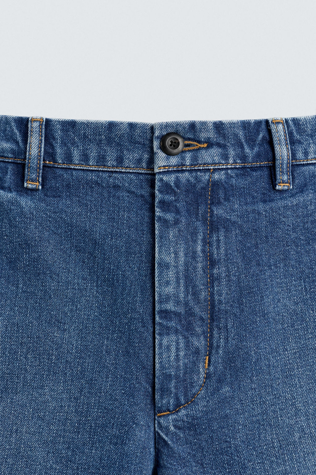 BERMUDA CHINO DENIM / Azul medio
