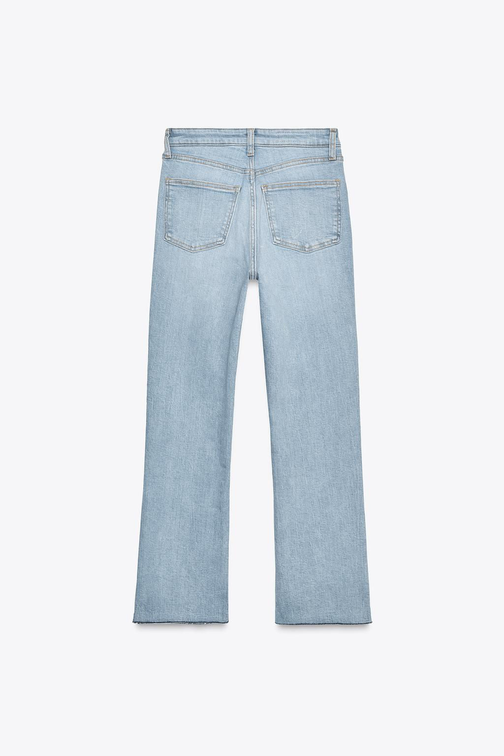 TRF CROPPED FLARE HIGH-WAIST JEANS - Zara фото 48