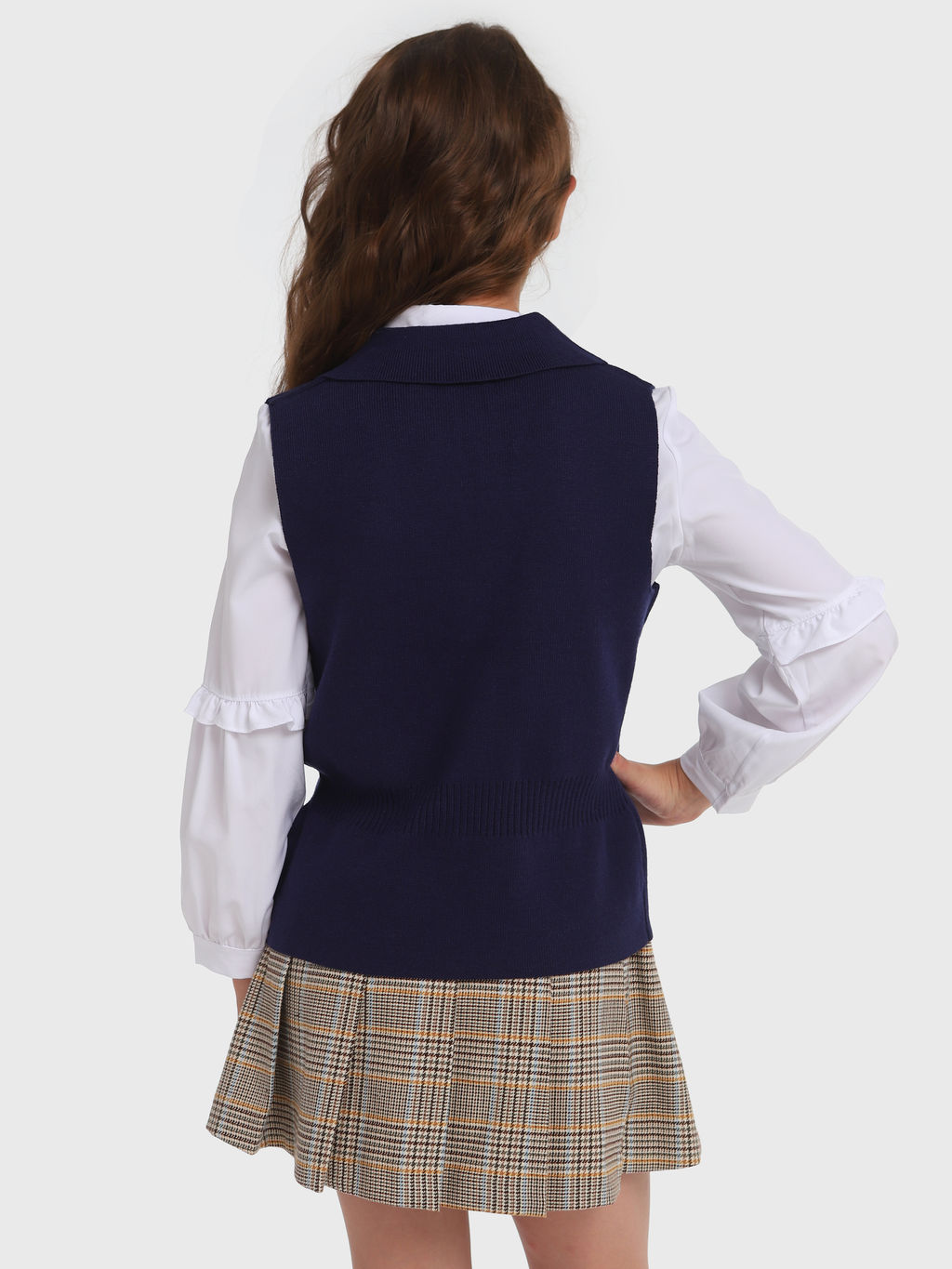 Жилет школьный для девочек