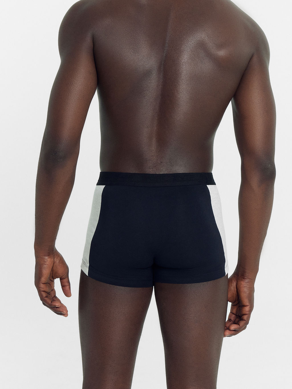 Цена за 2 штуки! Трусы мужские боксеры в черно-сером цвете - Mark formelle фото 4