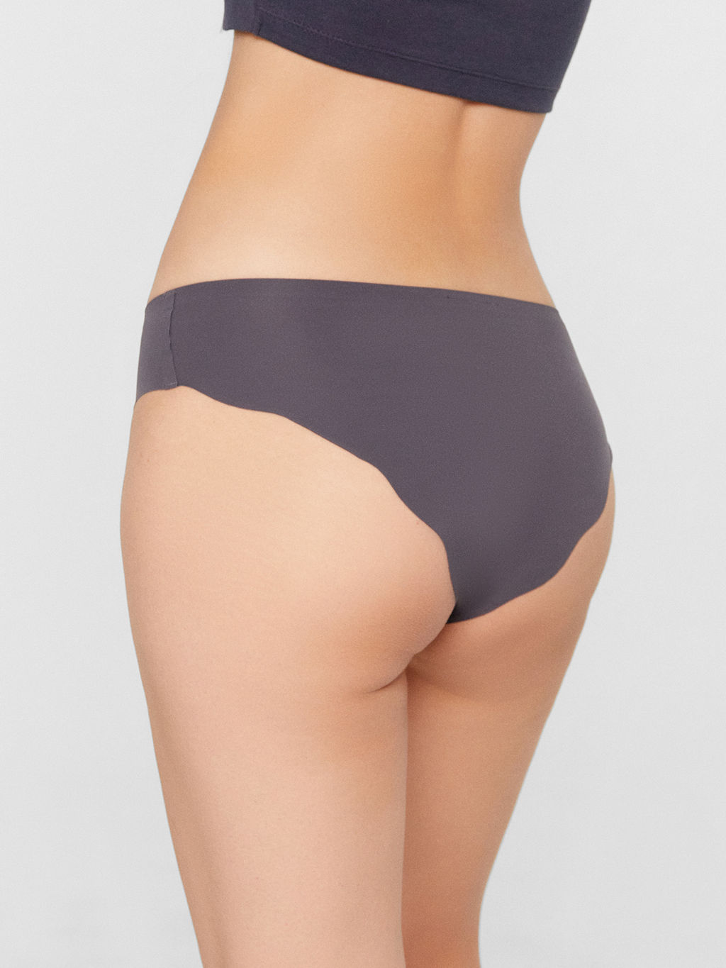 Цена за 2 штуки! Трусы-слипы женские графитовые графитовый 412749 - Mark formelle фото 4