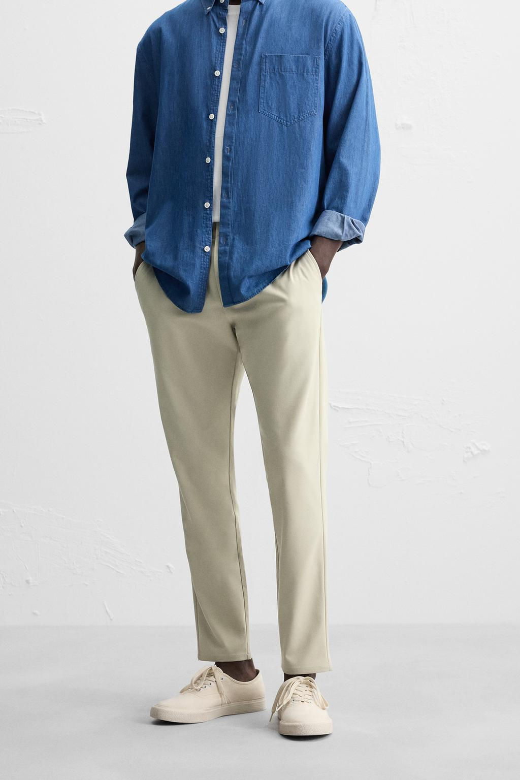 SLIM FIT COMFORT TROUSERS - Zara фото 3