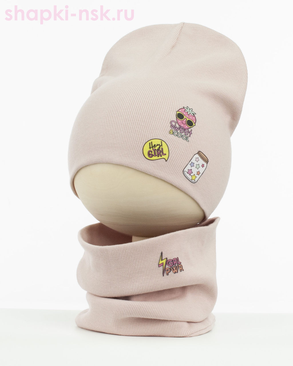 02-68-LT Комплект (колпак+снуд) (52-56)