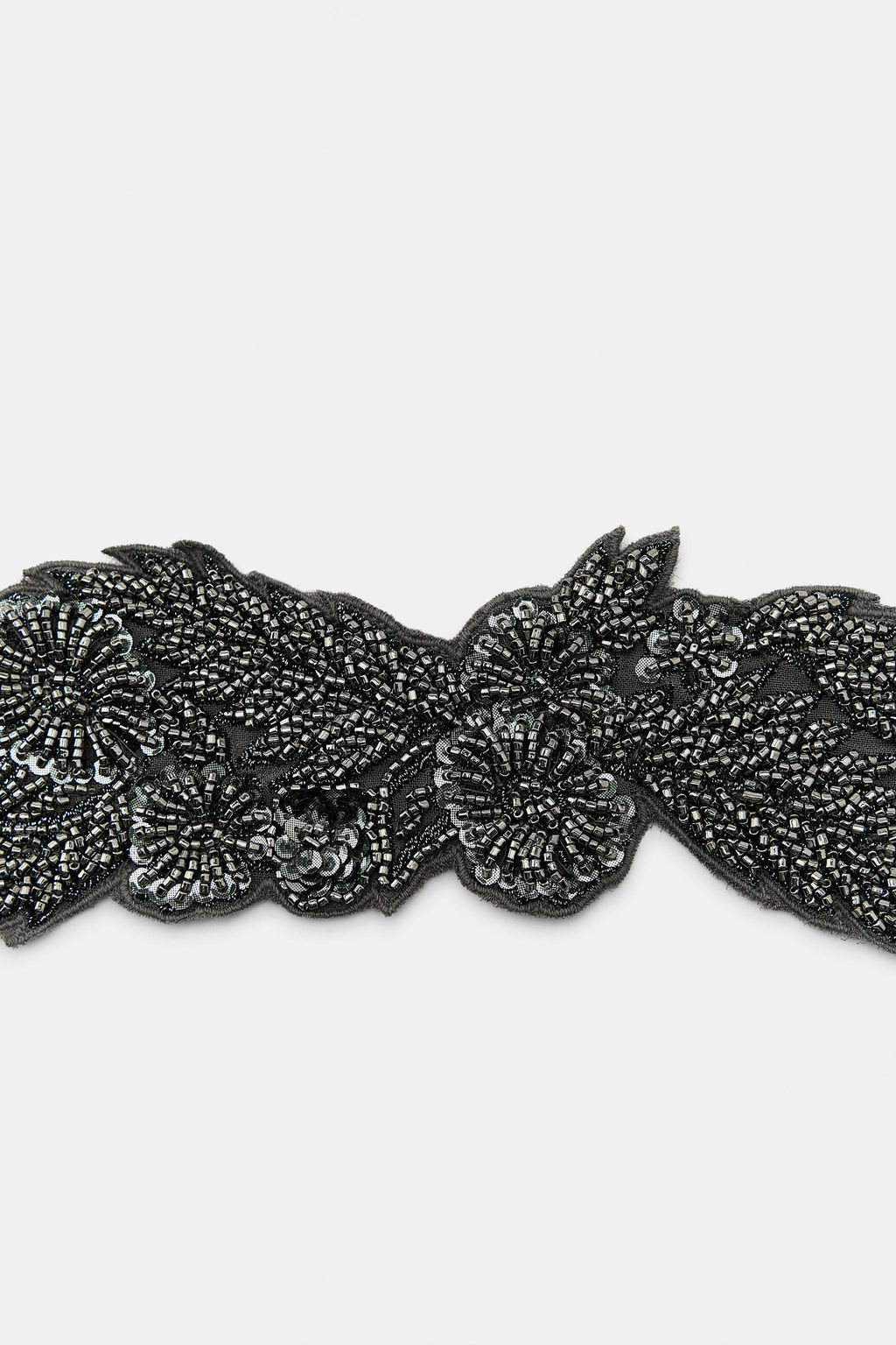 GEORGETTE BANDANA WITH BEADED EMBROIDERY - Zara фото 3