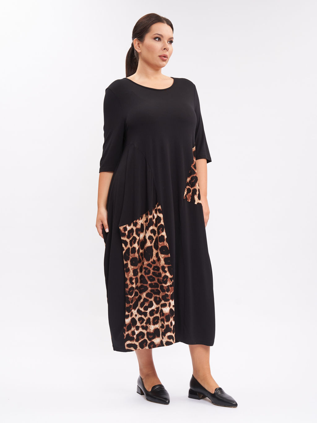 Платье со вставками PP25303LEO21 - Артесса фото 3