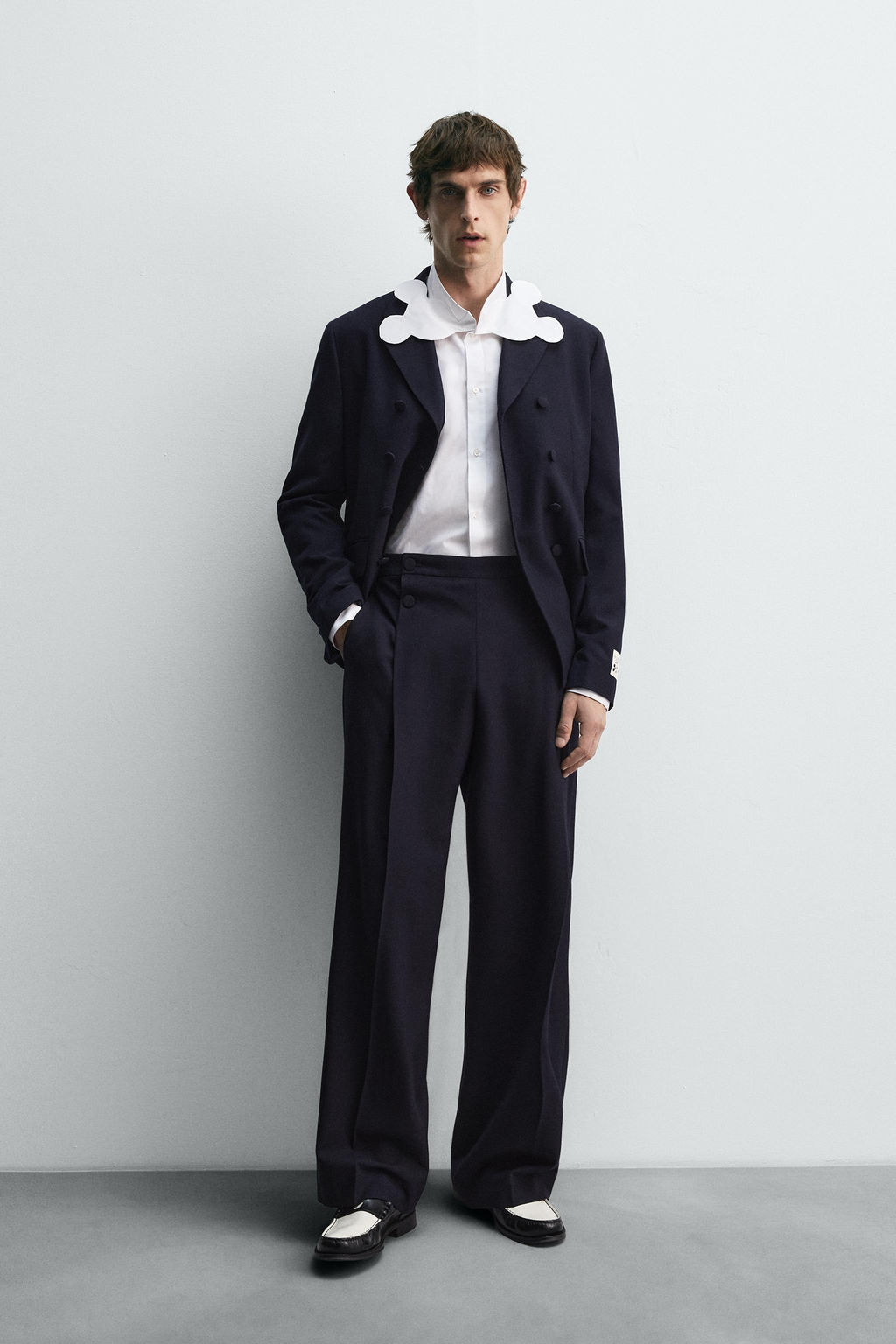 MICKEY MOUSE SILHOUETTE COLLAR SHIRT HARRY LAMBERT FOR ZARA X DISNEY