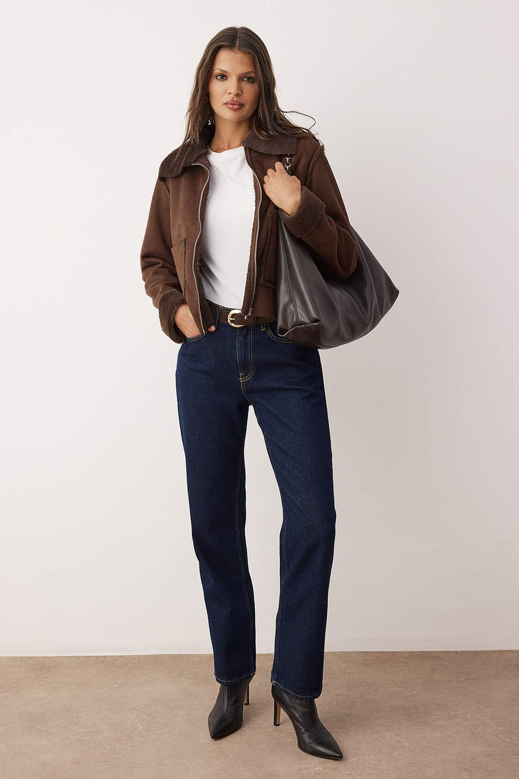 Koyu Kahverengi Regular Mont TWOAW26MO00166 - Trendyolmilla фото 2