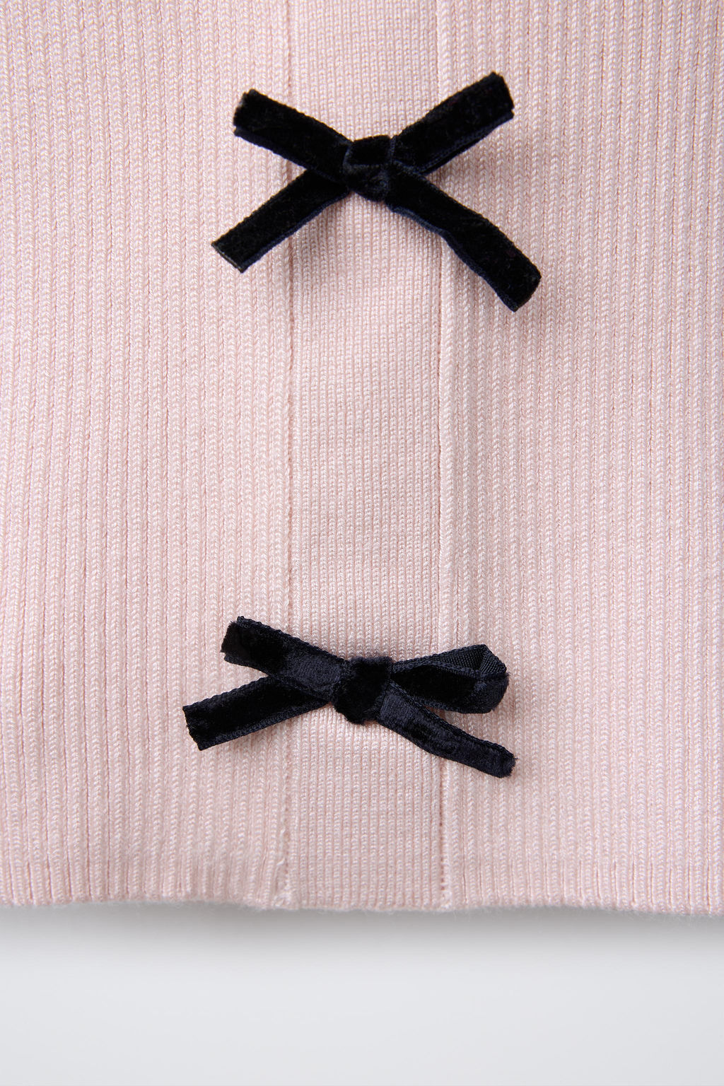 KNIT VEST WITH BOWS - Zara фото 4