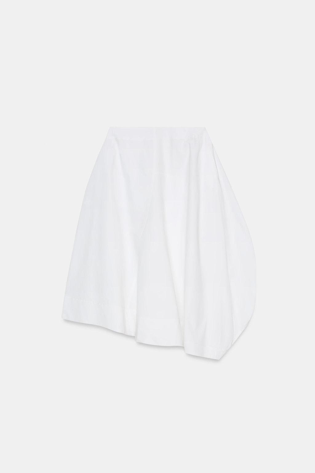 FALDA MIDI ASIM?TRICA GLOBO / Blanco - Zara фото 7