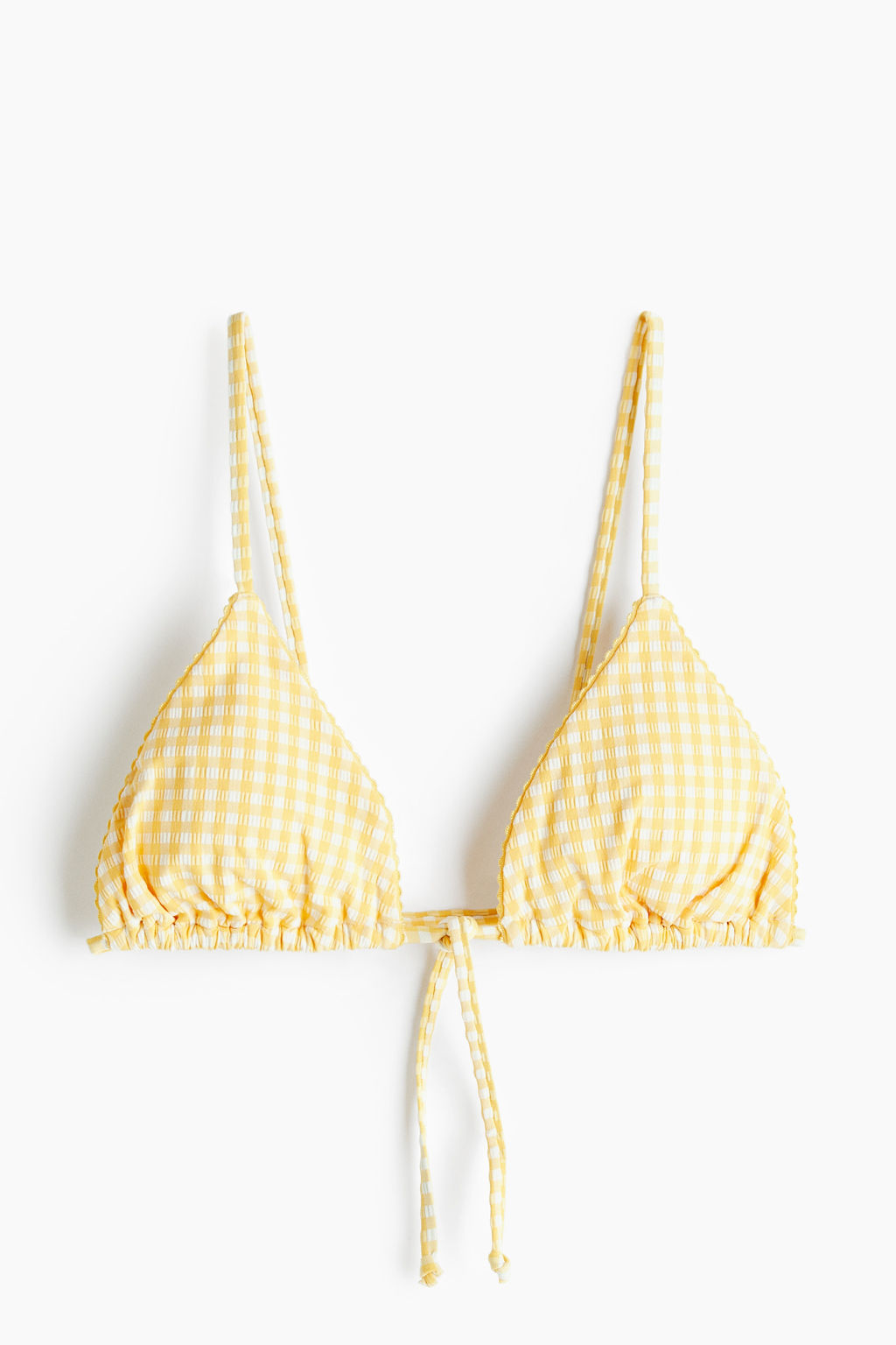 Top de bikini triangular con relleno - H&m фото 3