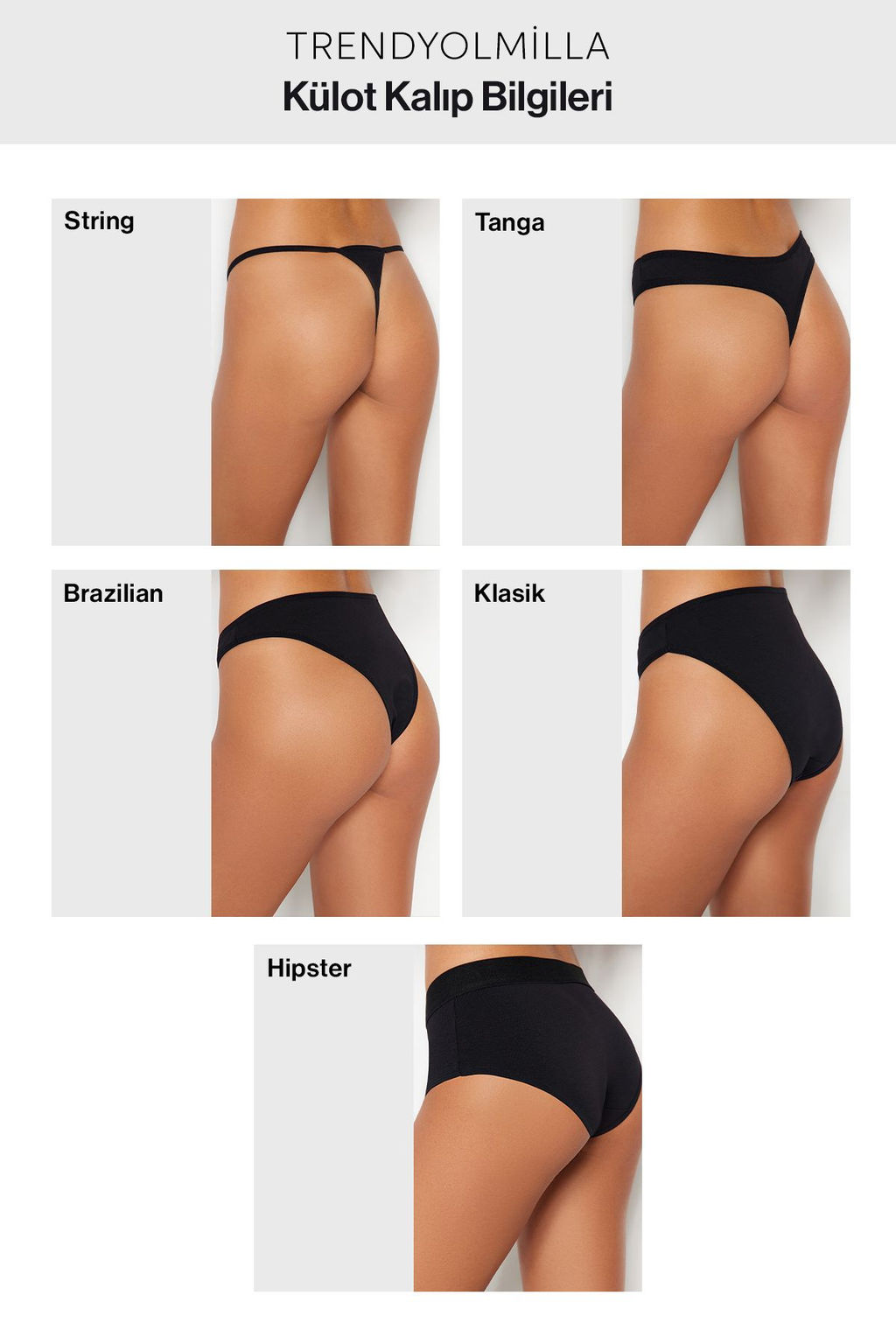 Trendyolmilla Siyah-Beyaz-Ten 5li Paket Bambu Klasik Orme Kulot THMAW24KU00014  фото 9