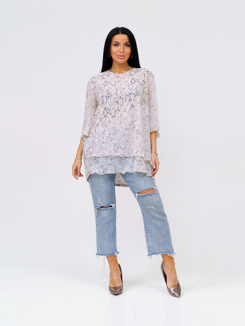 Блуза мод.1820/1 - Текс-плюс фото 2