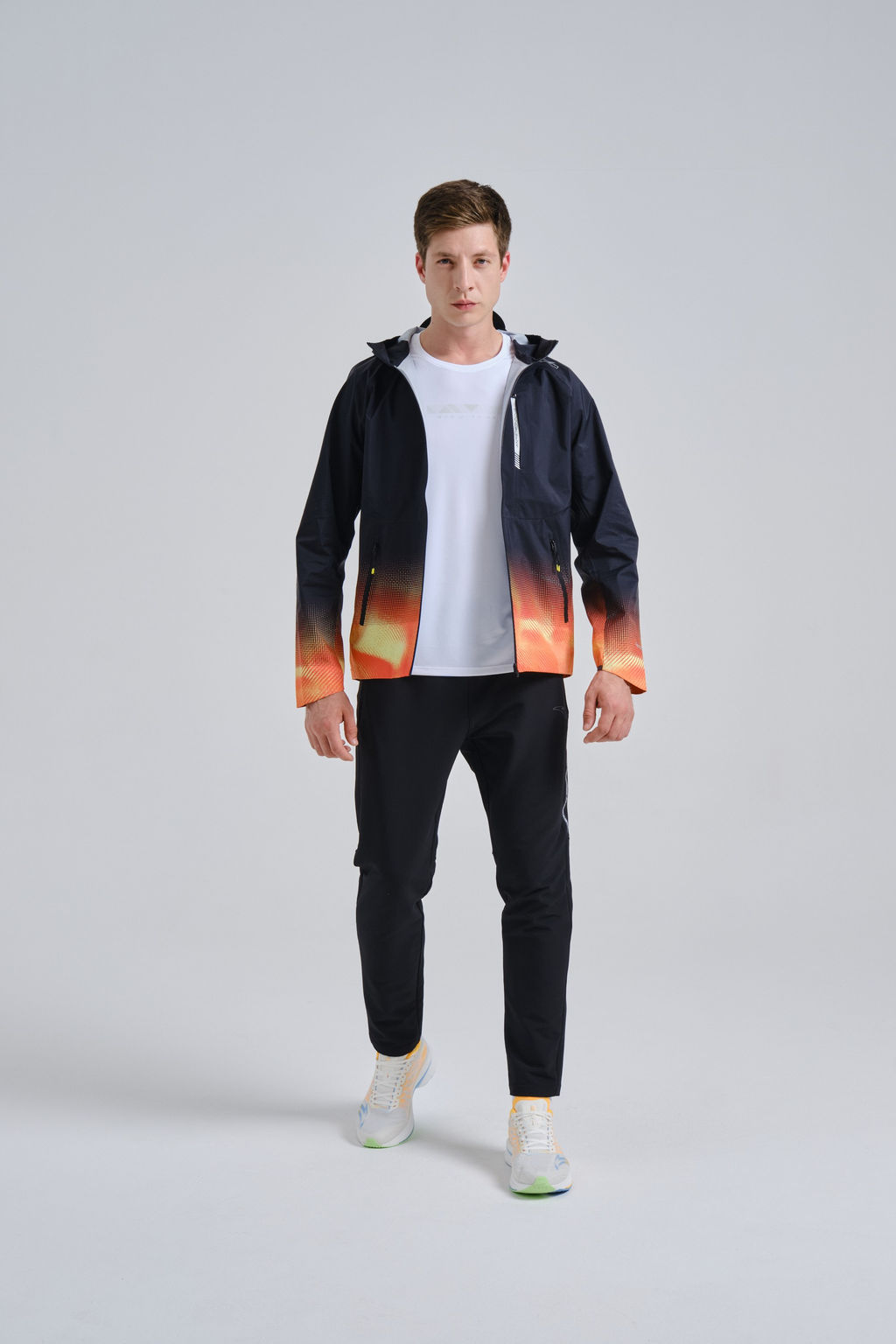 Куртка Черный ADVANCED RUNNING Woven Track Top - Anta фото 2