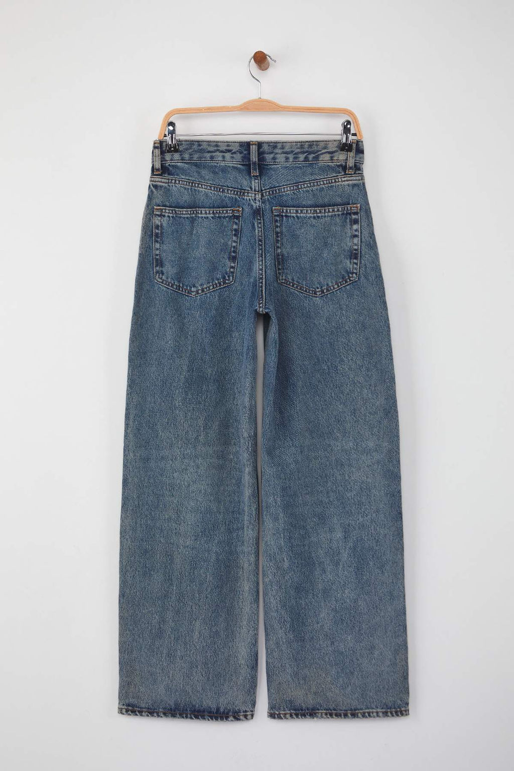 Mavi Vintage Y?kama Normal Bel Wide Leg Jeans TWOAW26JE00186 - Trendyolmilla фото 7