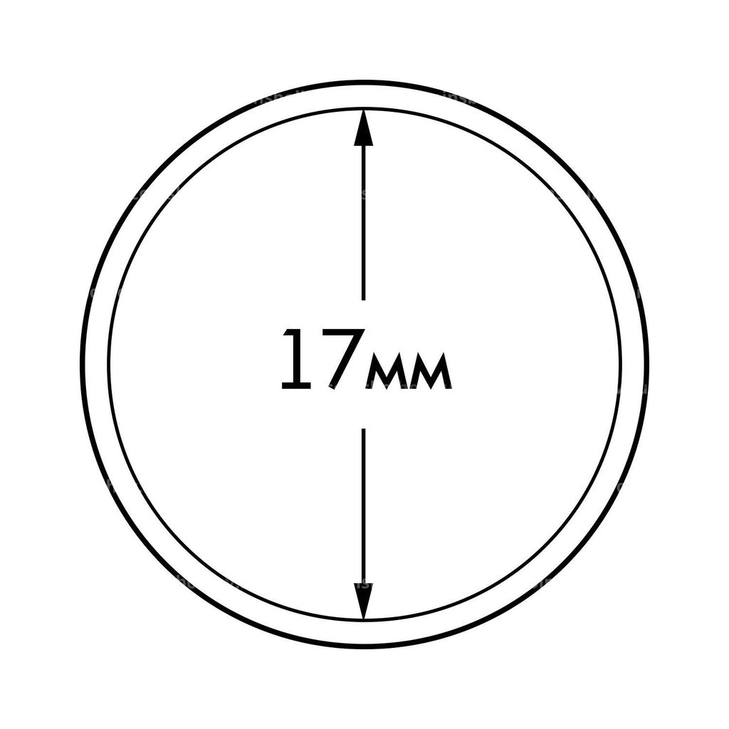 Капсулы ULTRA для монет диаметром 17 мм LEUCHTTURM 345018