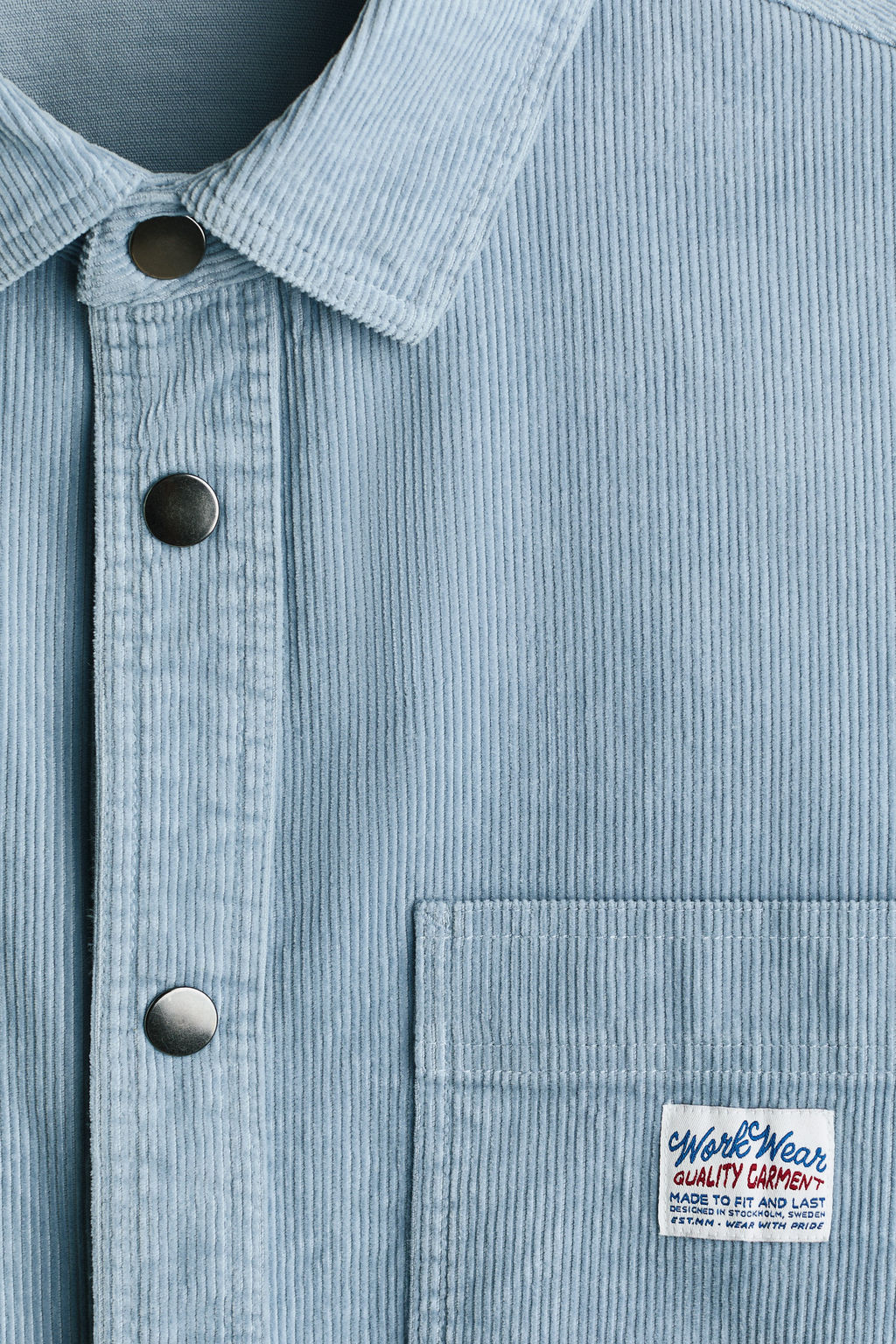 Camisa oversize en pana de algod?n - H&m фото 7