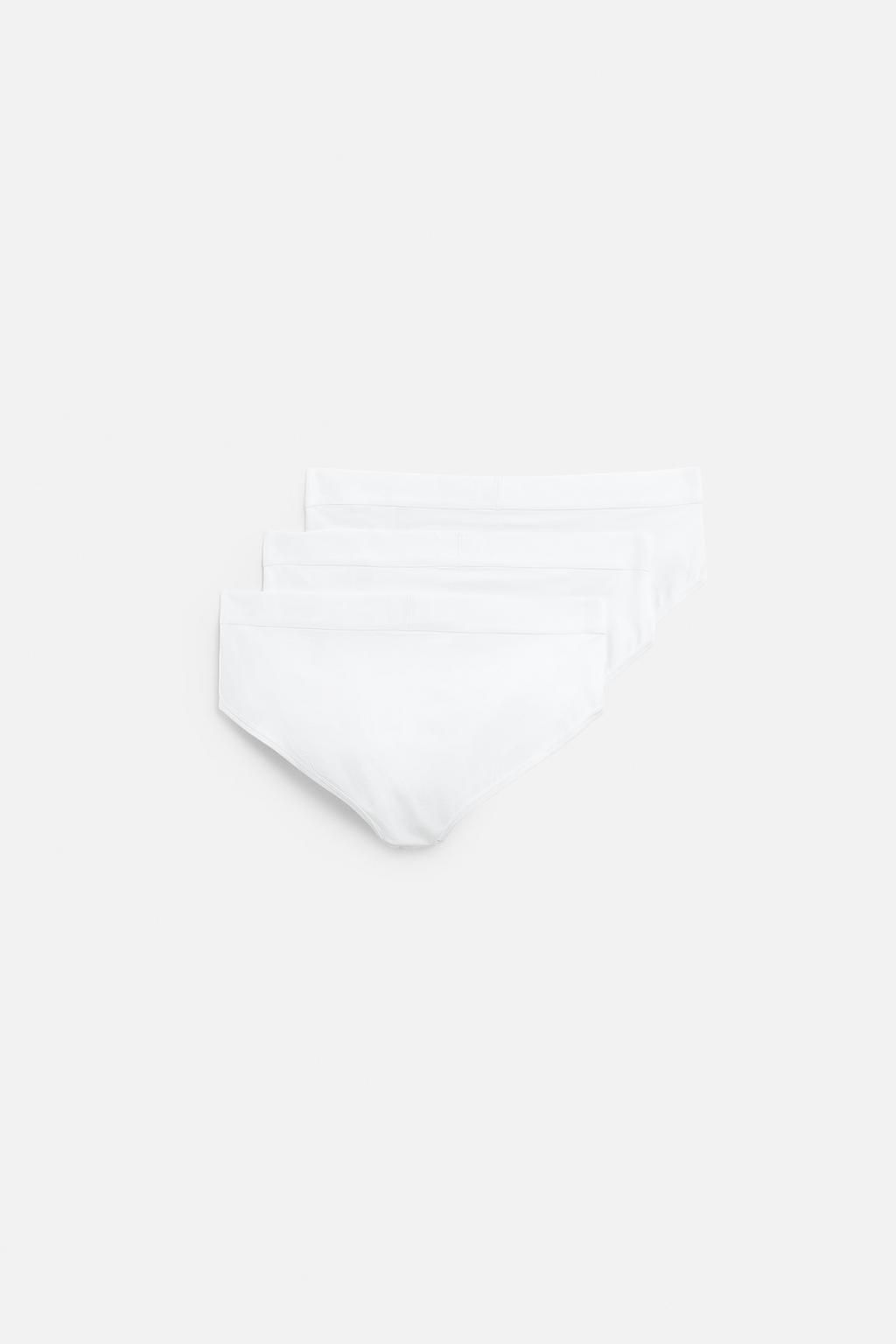3-PACK OF BASIC BRIEFS - Zara фото 2