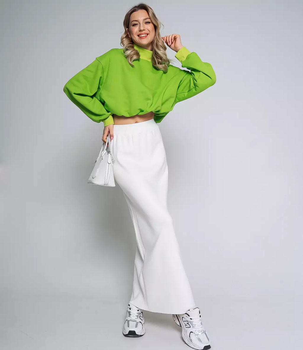 Свитшот #БШ1629, фуксия - Dommod фото 9