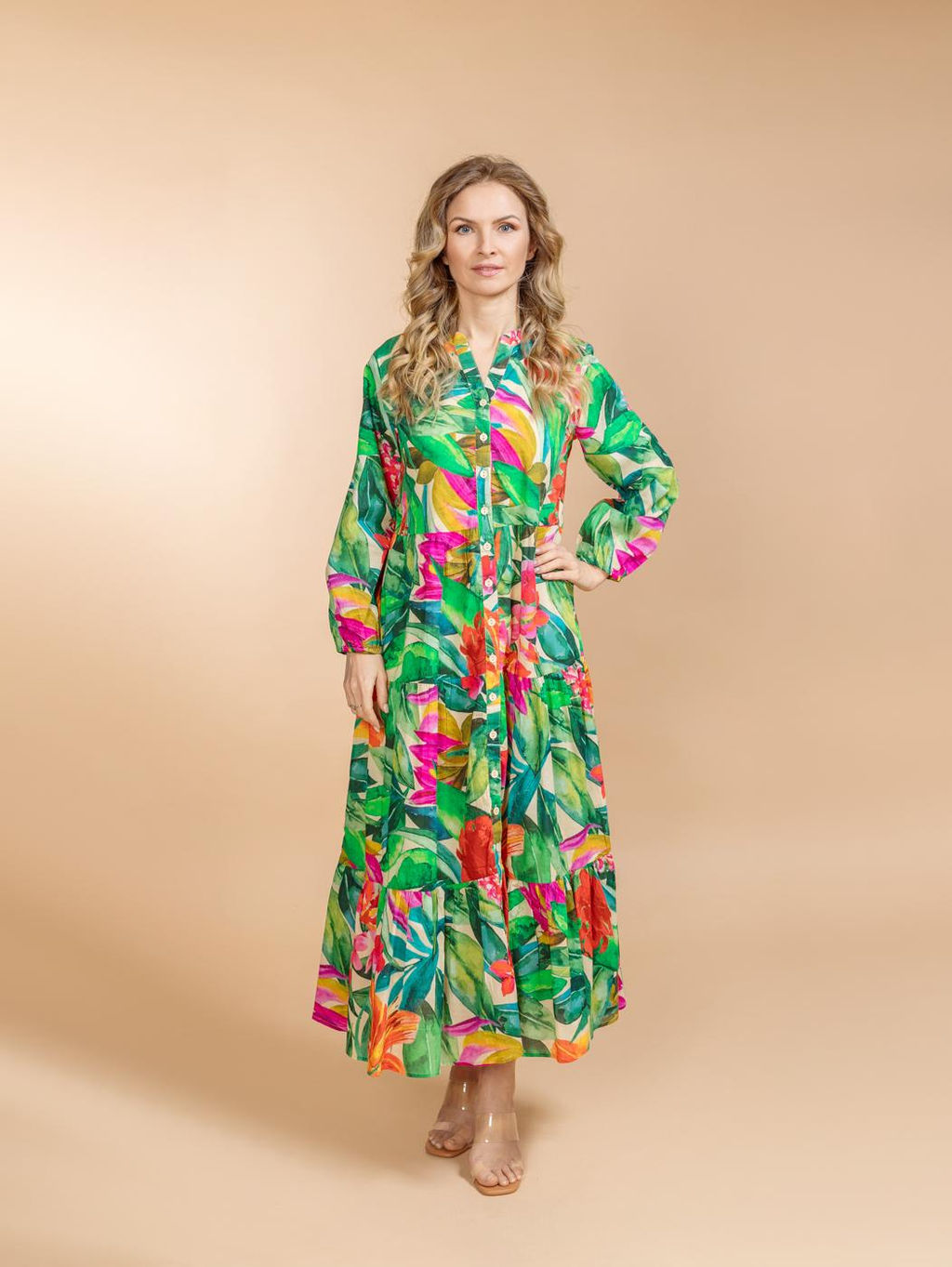 Платье (хлопок) №25-454-6 (Лето 2025) - Ганг фото 3