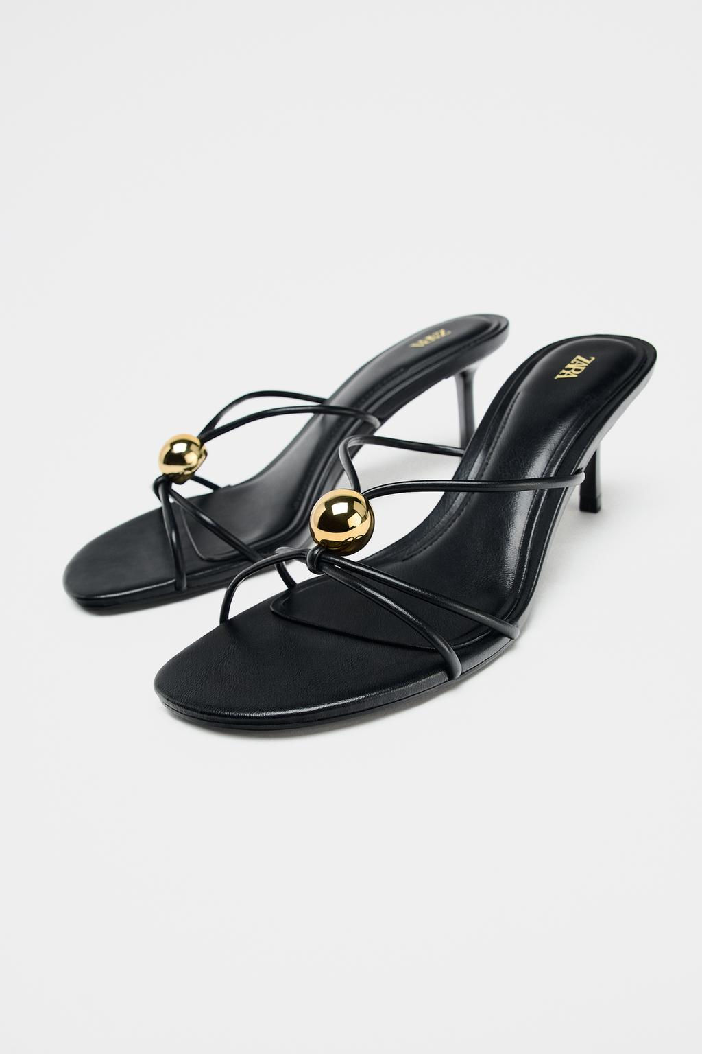 SANDALS WITH METAL DETAIL - Zara фото 3