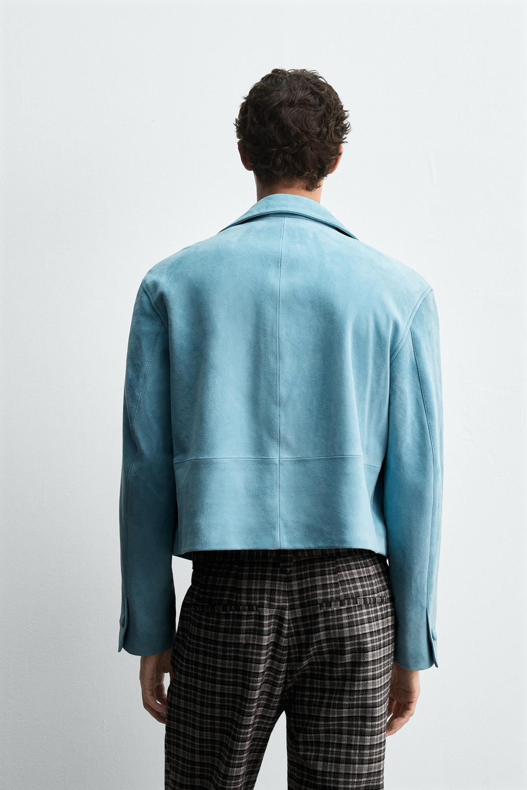 SUEDE LEATHER JACKET HARRY LAMBERT FOR ZARA X DISNEY