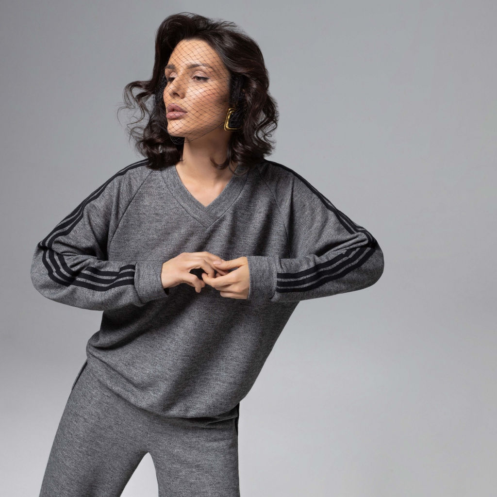 Свитшот с лампасами, Смелость быть собой - Charutti фото 8