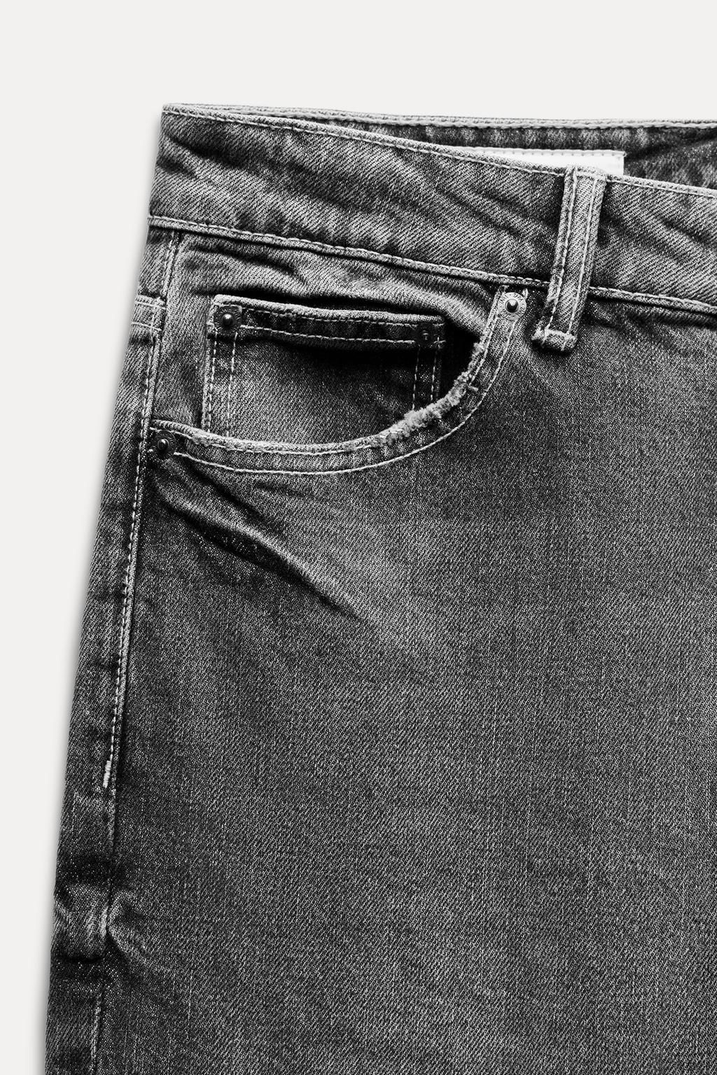 JEANS TRF STRAIGHT COMFORT HIGH WAIST - Zara фото 15