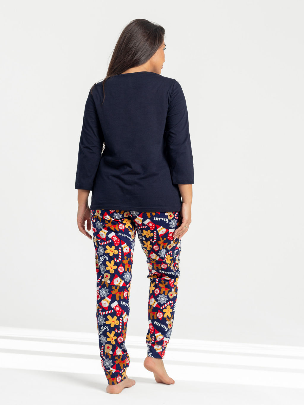 Пижама женская кулирка с брюками "ПРЯНЯ"