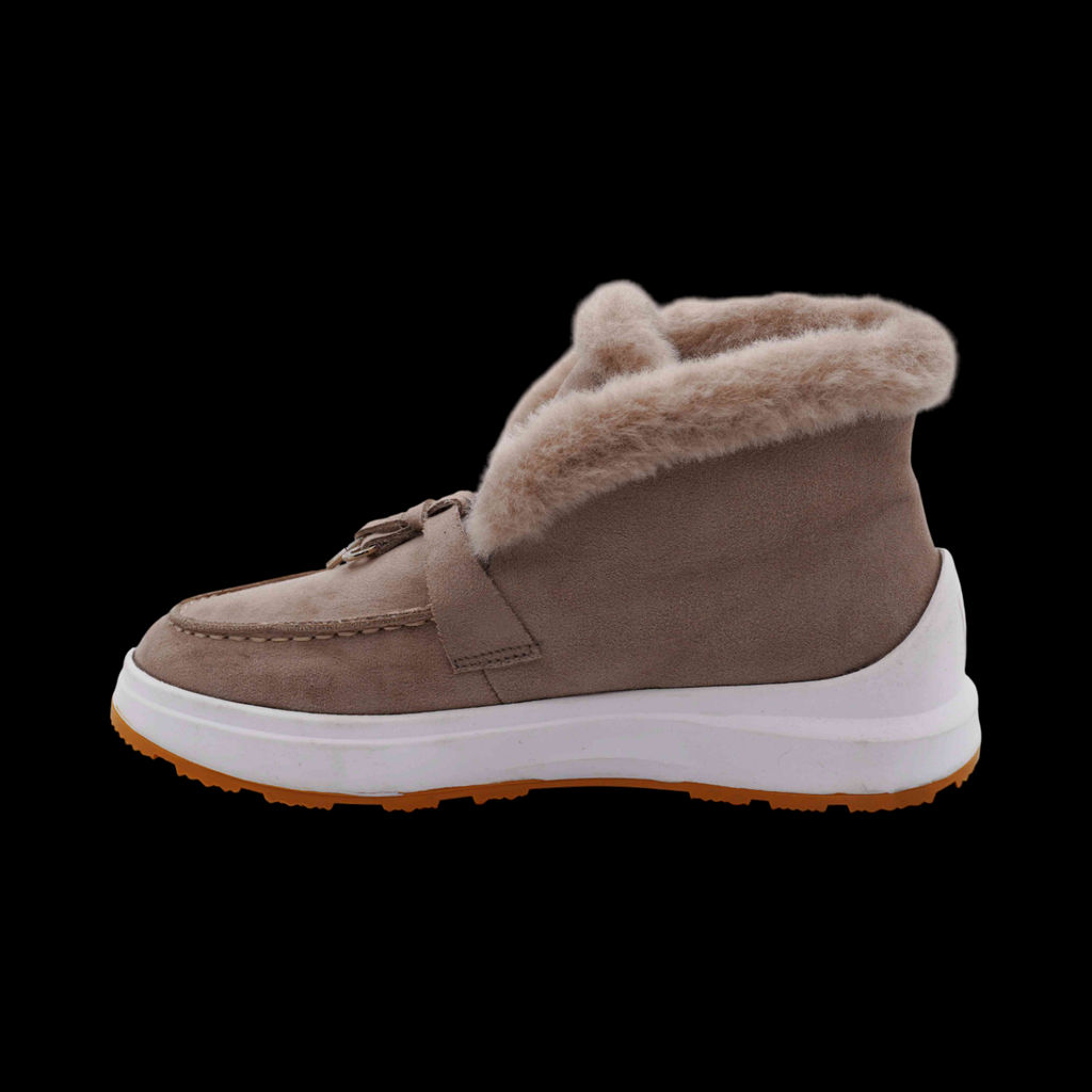 Ботинки на меху ВК126-2 бежевые