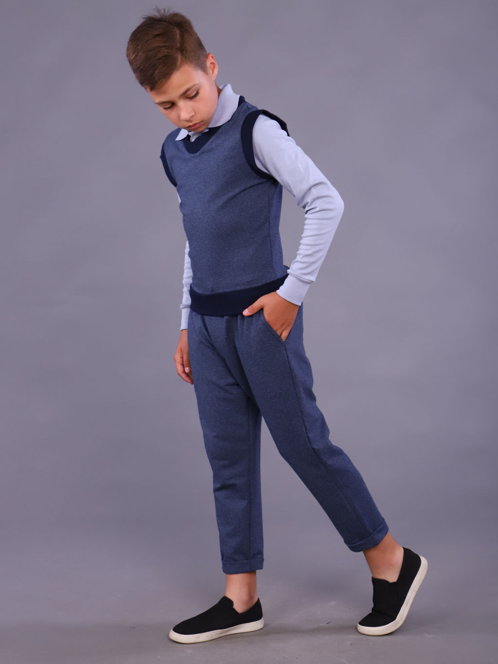 Жилет-обманка рубашка Стив-1 Ладошки  фото 22