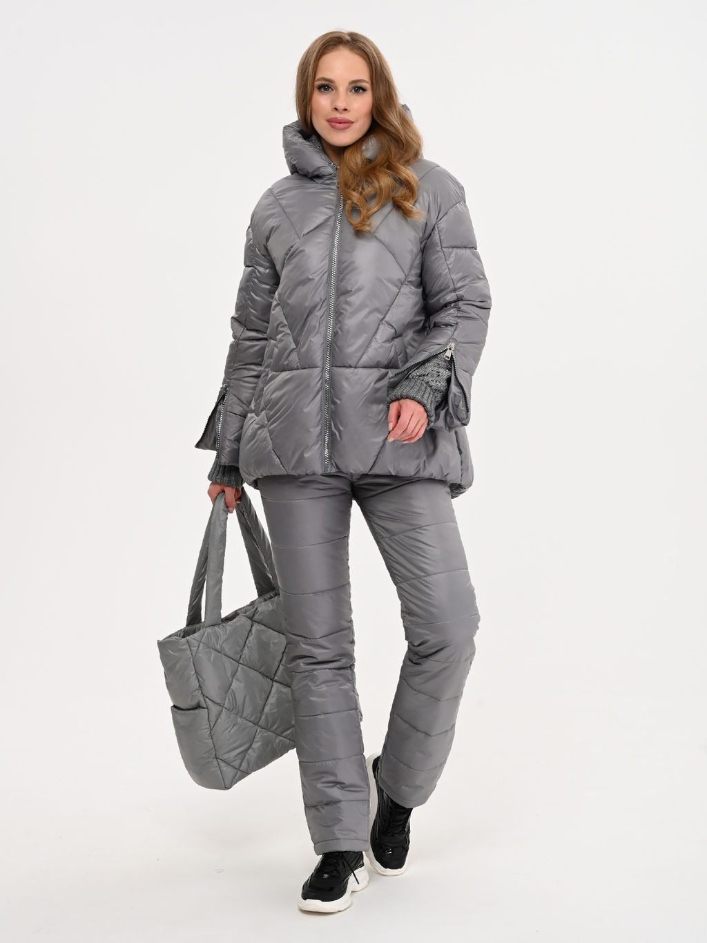 Сумка из стеганой плащевой ткани на синтепухе - А+б коллекция фото 2