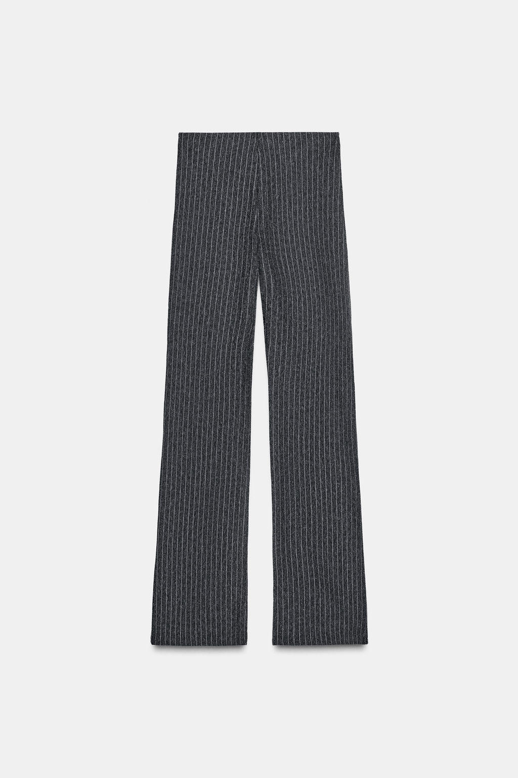 PINSTRIPE FLARE TROUSERS - Zara фото 8