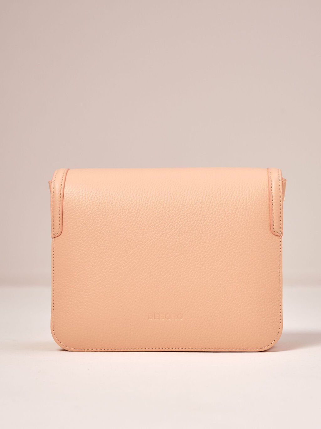Кожаная сумка Deboro 30532 персик