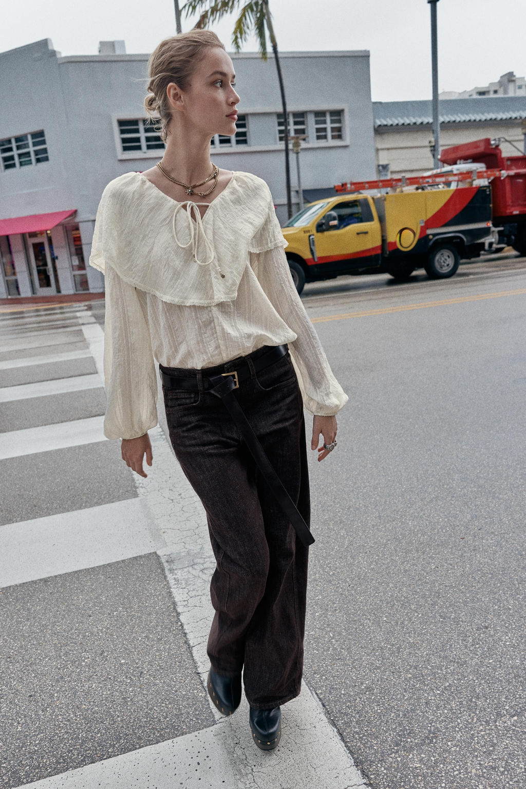 JEANS Z1975 LOOSE STRAIGHT MID-WAIST - Zara фото 11