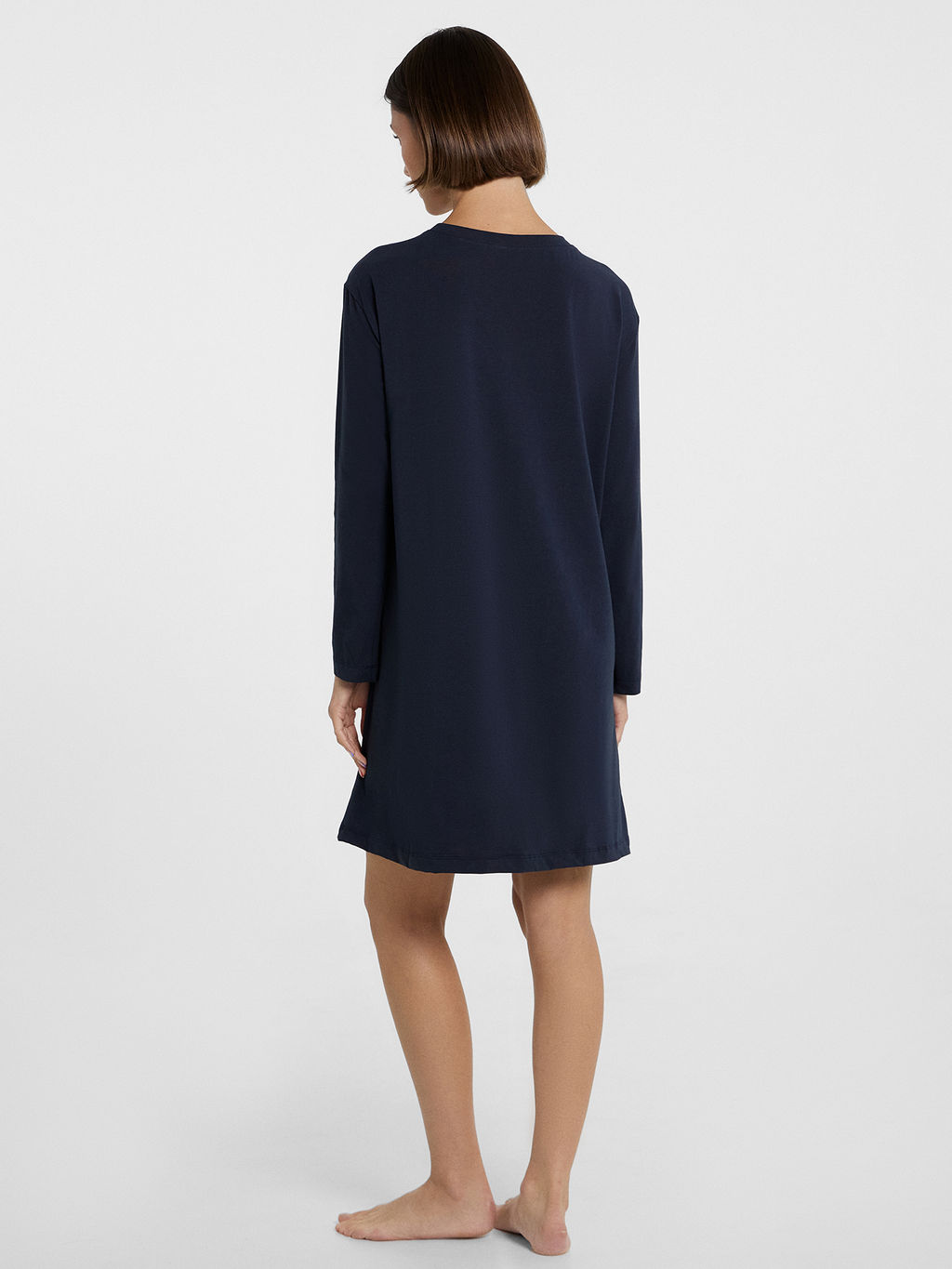 Платье женское домашнее синее с волшебной медузой неви +печать 572388 - Mark formelle фото 3