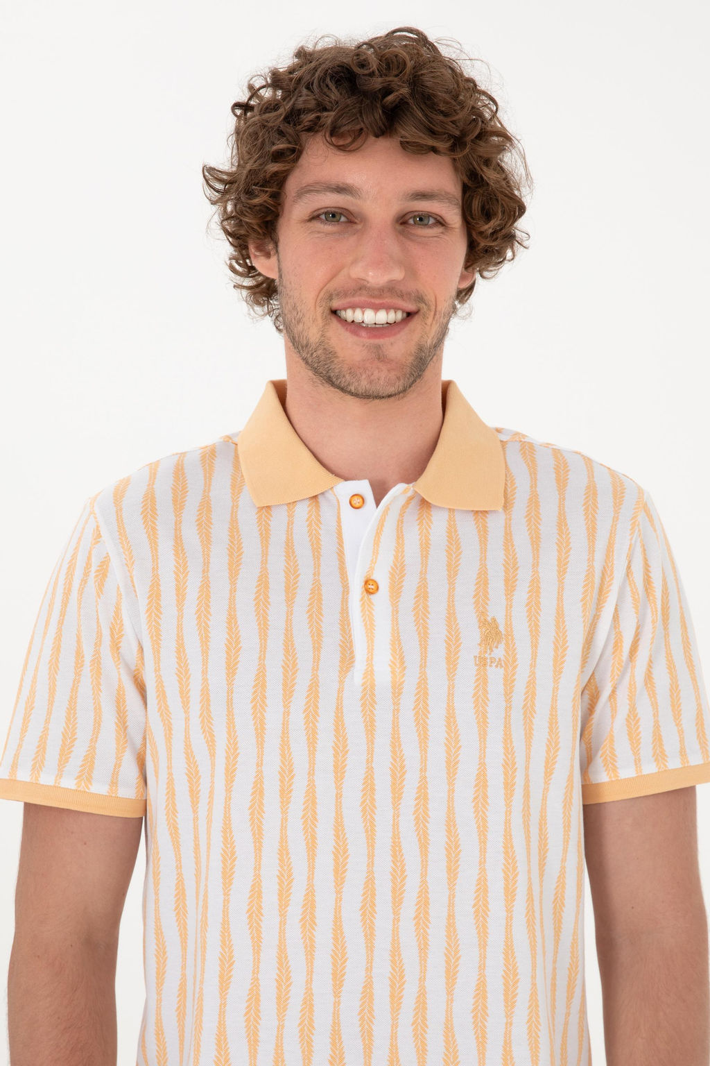 Erkek Regular Fit Polo Yaka Turuncu Ti__rt Sepette S_rpriz _ndirim - U.s. polo assn фото 2