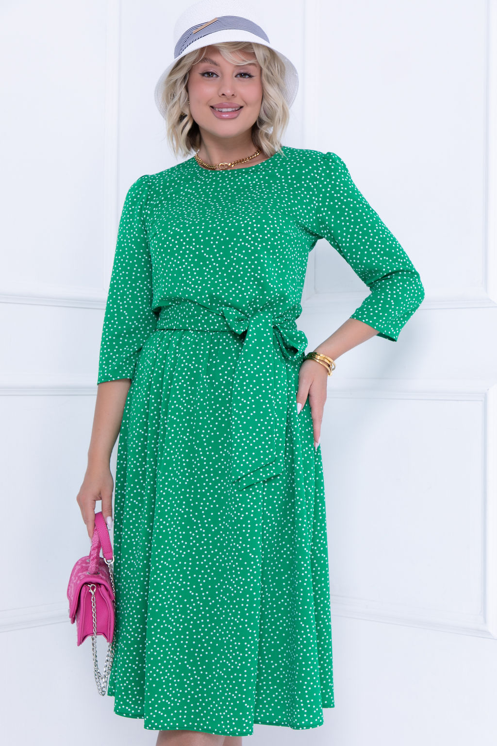 Платье Bellovera 4П5389 зеленый