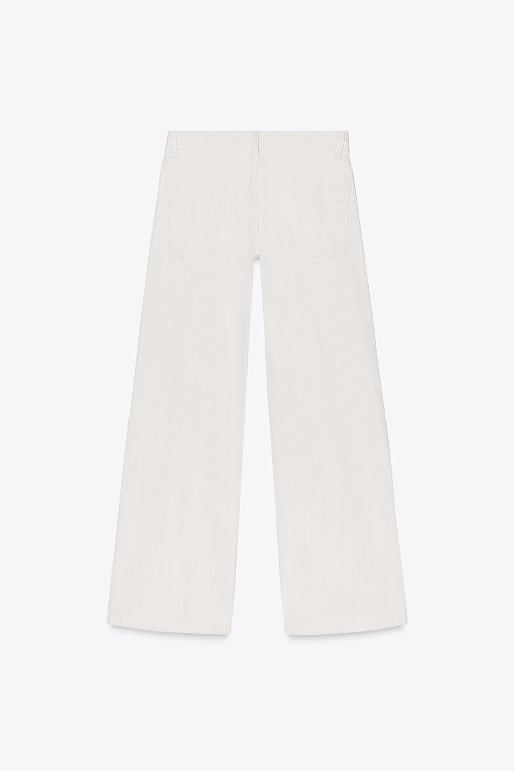 ZW COLLECTION WIDE-LEG LOW-RISE JEANS - Zara фото 4