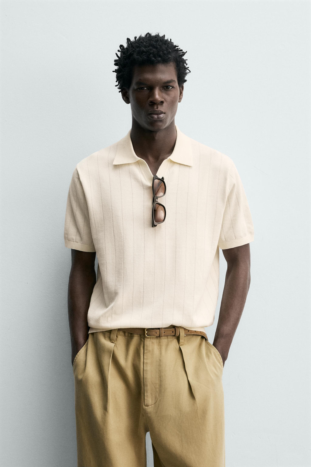 POLO PUNTO REGULAR FIT / Crudo - Zara фото 2