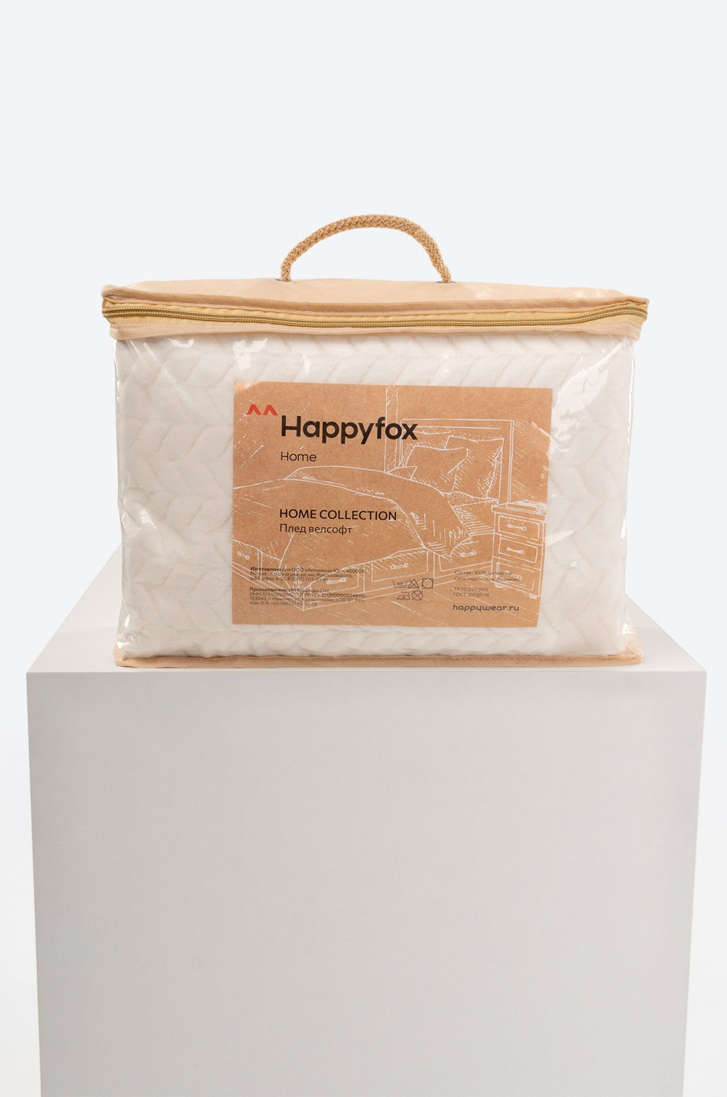 Плед из велсофта Happy Fox Home  фото 8