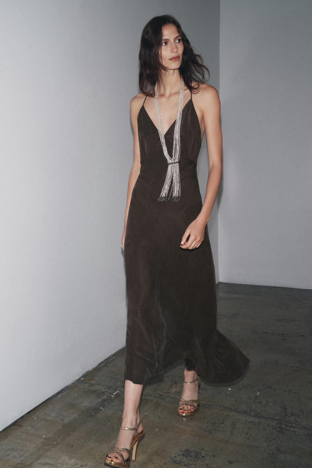 ZW COLLECTION CAMISOLE DRESS - Zara фото 13