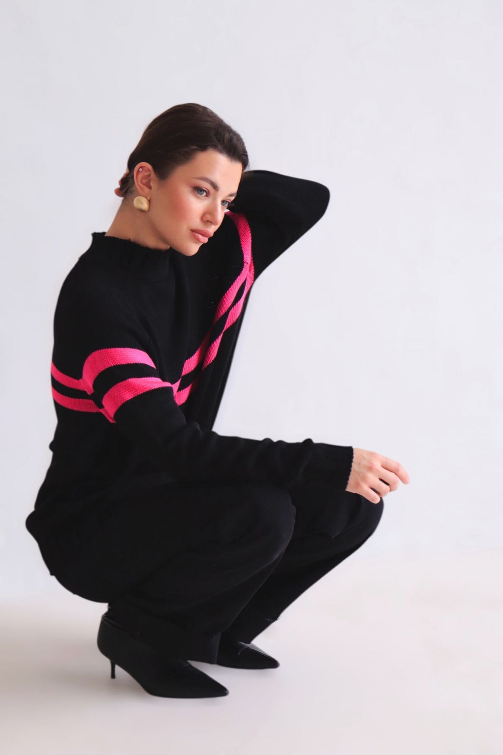 10089 Свитер чёрный - Martichelli фото 35