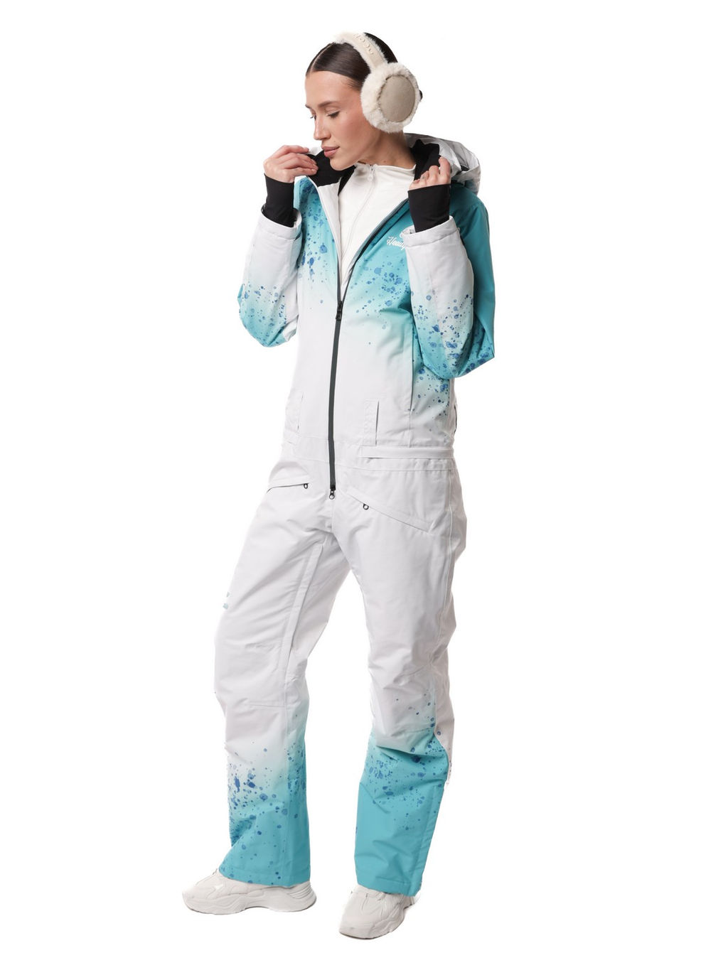 Комбинезон BB-0525 Бело-голубой