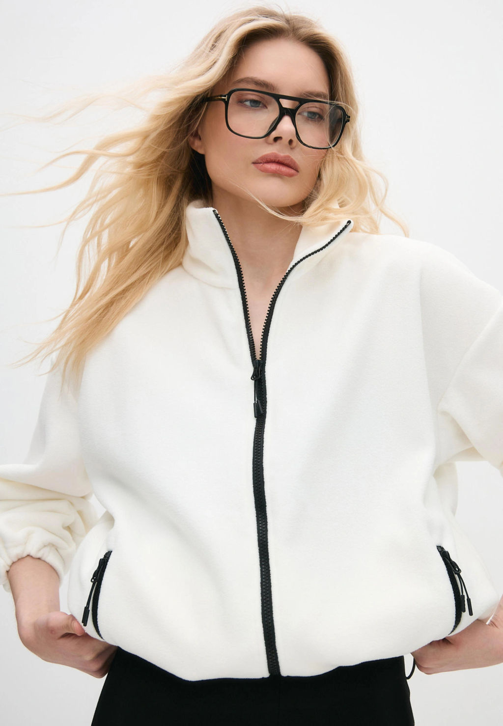 Толстовка oversize 26234-545 флис - Avese фото 33