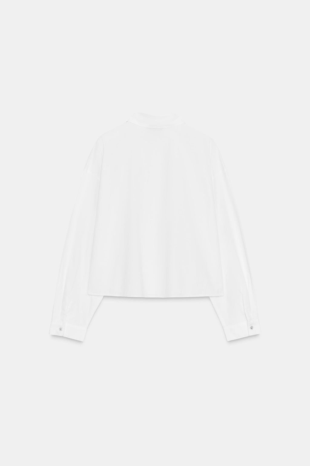POPLIN SHIRT WITH JEWEL BEADS - Zara фото 8