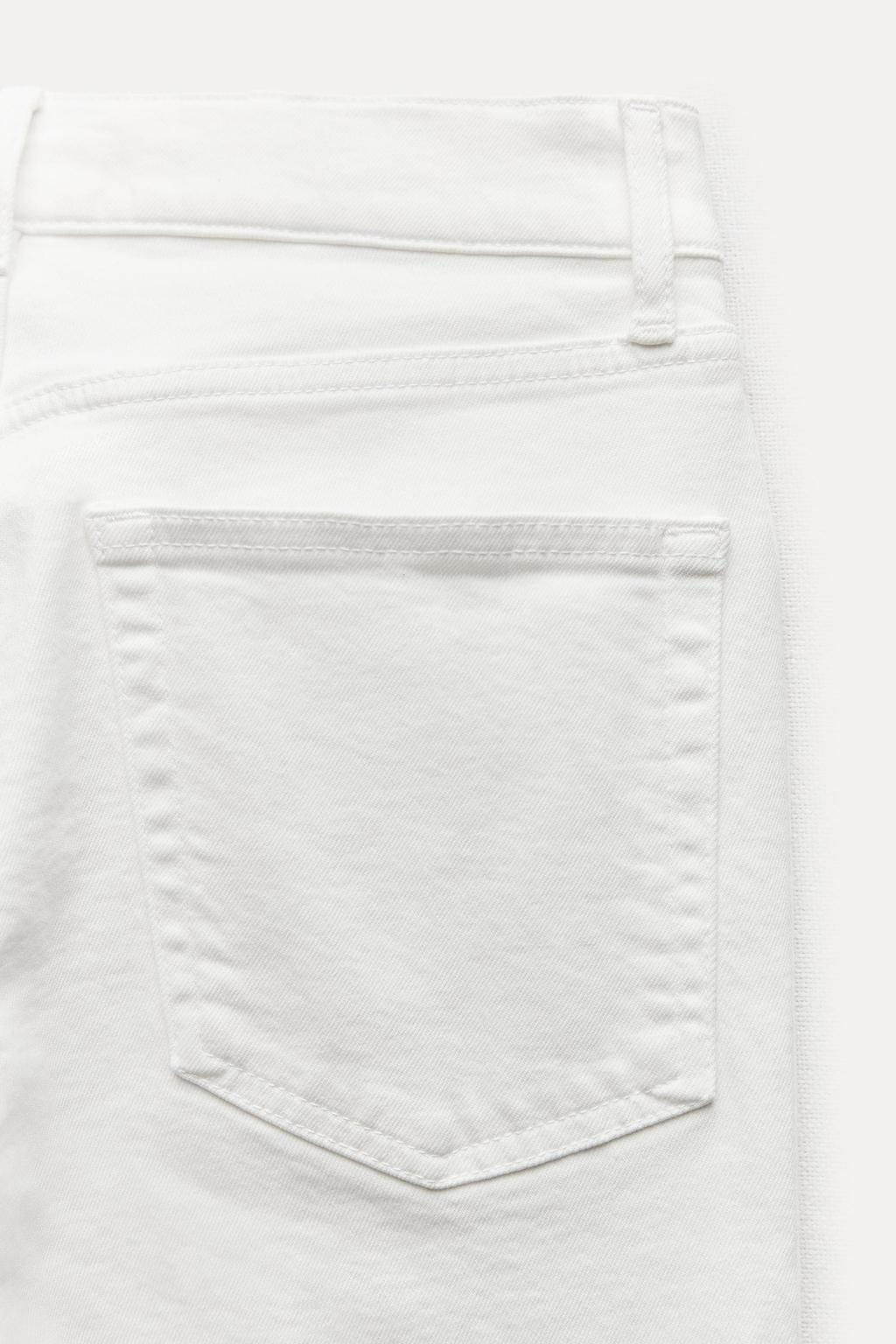 ZW COLLECTION BOOTCUT HIGH-WAIST CROPPED JEANS - Zara фото 7