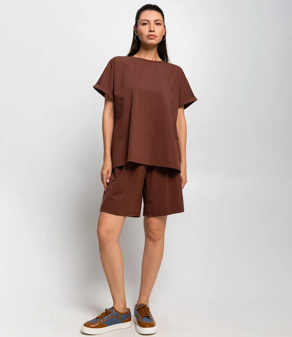 Костюм #ОКТ085002, коричневый