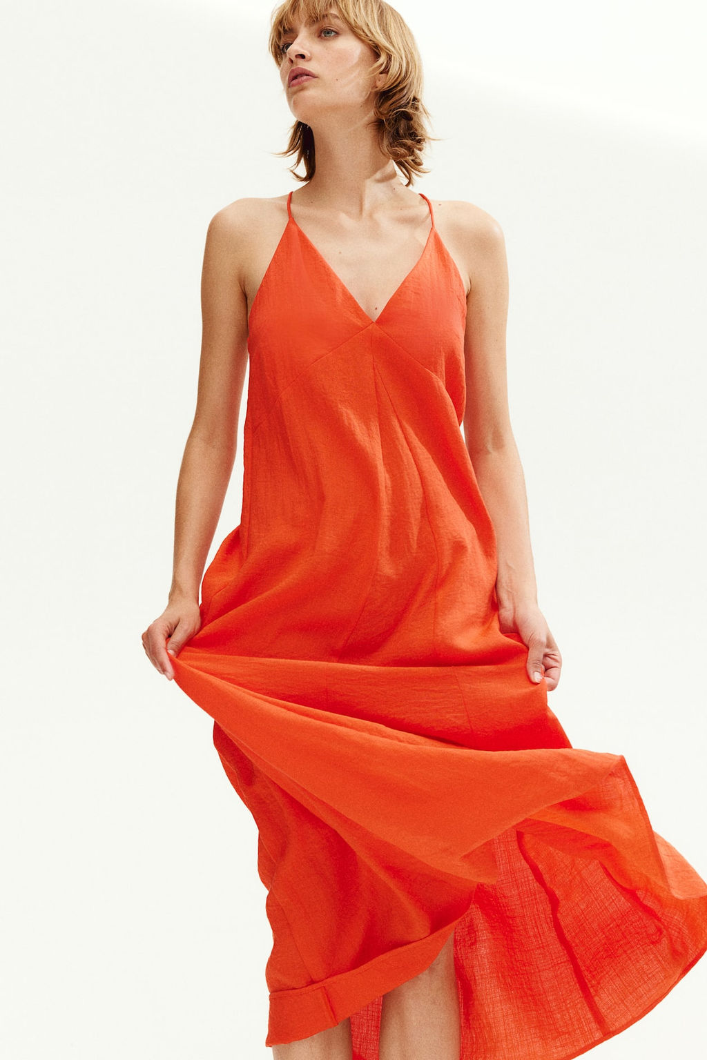 Vestido con tirantes espagueti - H&m фото 3