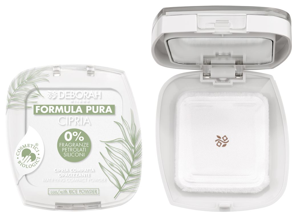 DEBORAH Пудра для лица матирующая Cipria Formula Pura тон 04, 9г  фото 2